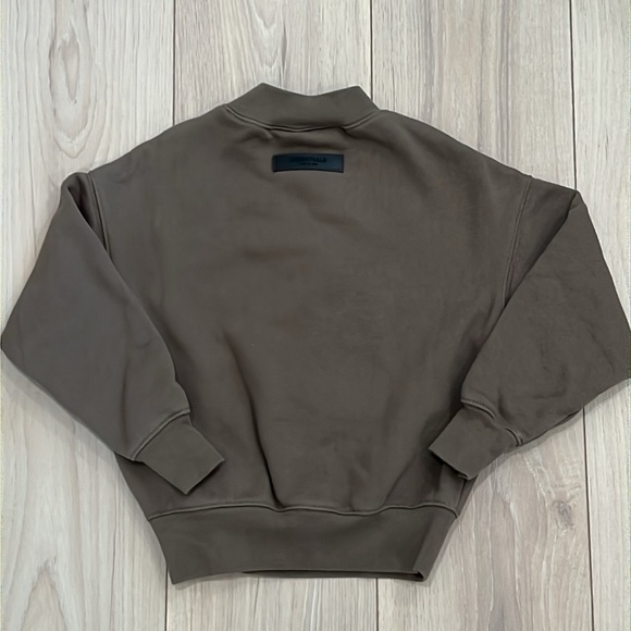 Kids Fear of God Heather Wood Crew Neck Sweatshirt - Picture 7 of 10